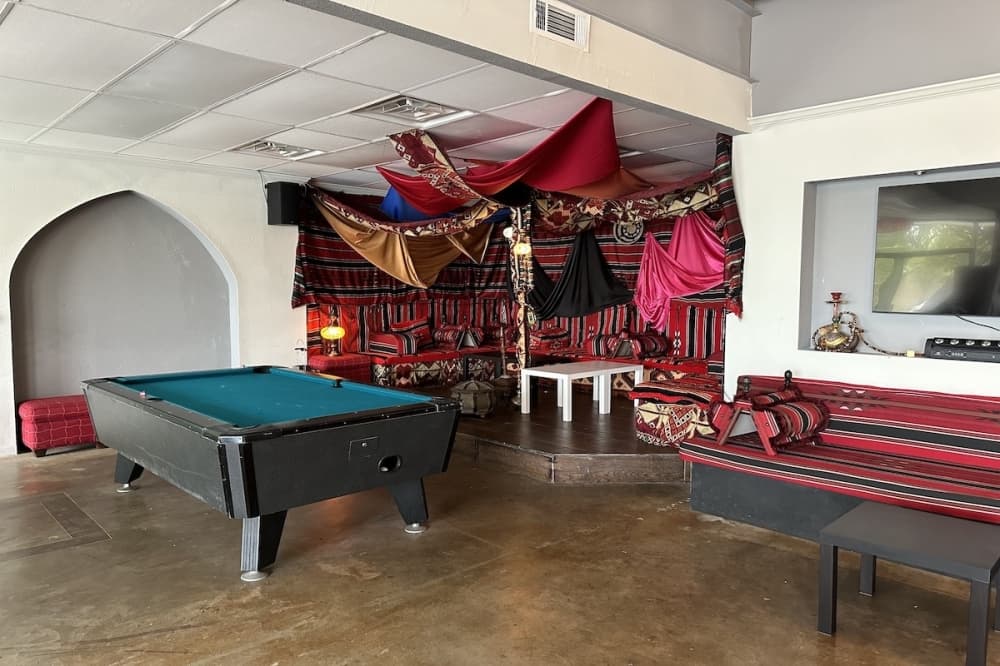 Inside Hookah House Lounge and Cafe