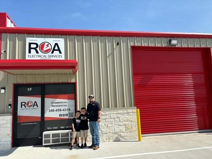 The front exterior of Roa Electrical Services.