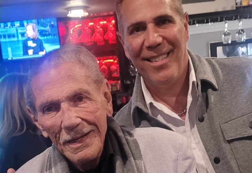 Gino and Bob Reale pose for a recent photo.