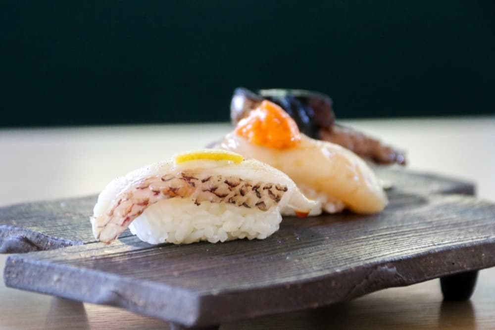 A photo of nigiri.