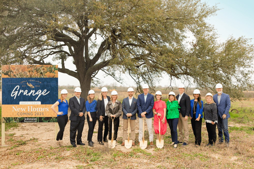 Johnson Development breaks ground on Grange, a new housing community in Katy