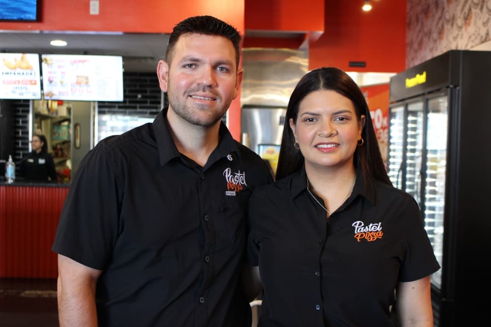 pastel pizza owners photo
