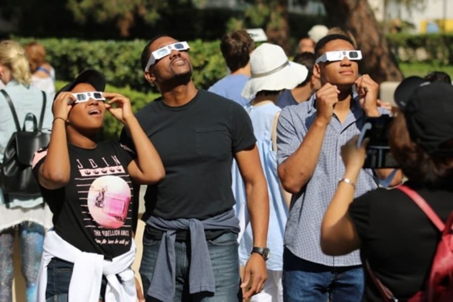 Where to view the total solar eclipse in Lewisville, Coppell