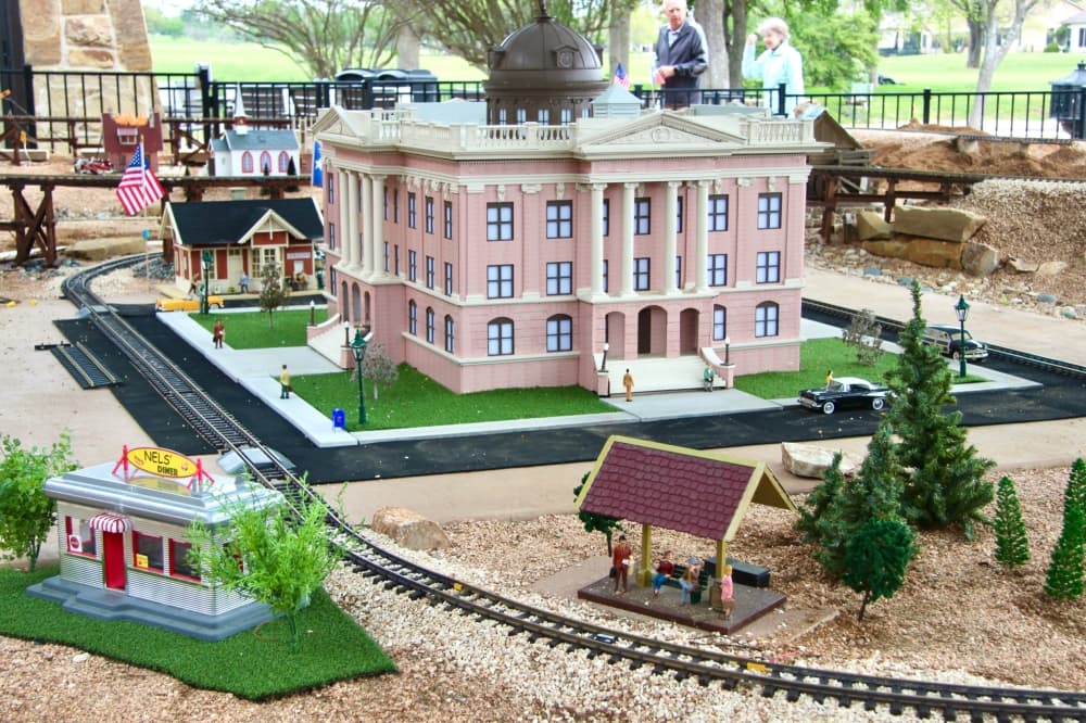 A look at Sun City's tiny replica of Georgetown and garden train