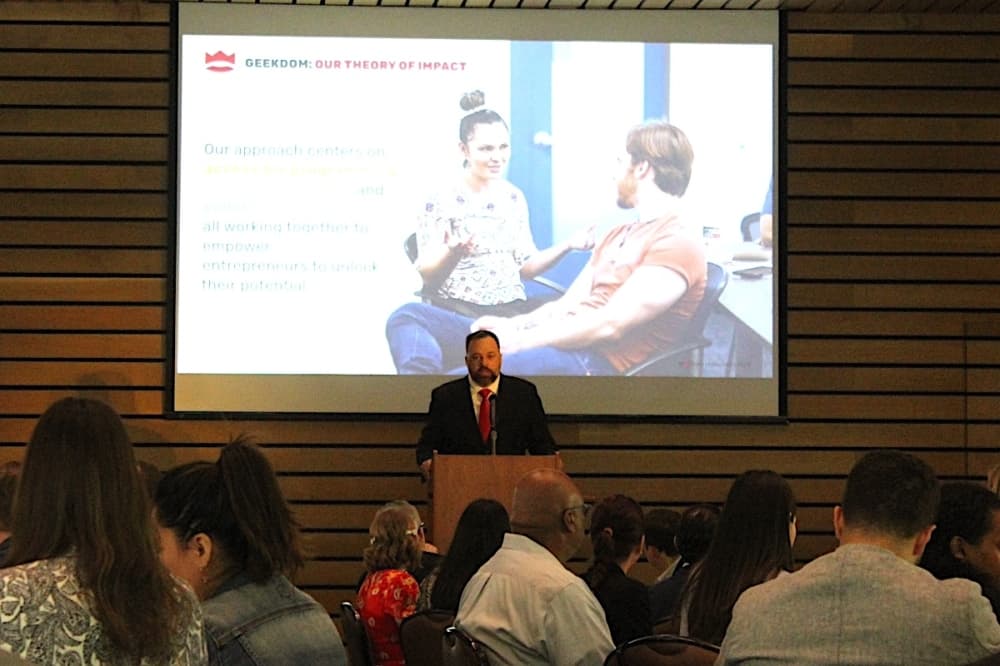 Leaders promote San Antonio startup community Geekdom’s impact, new business fund