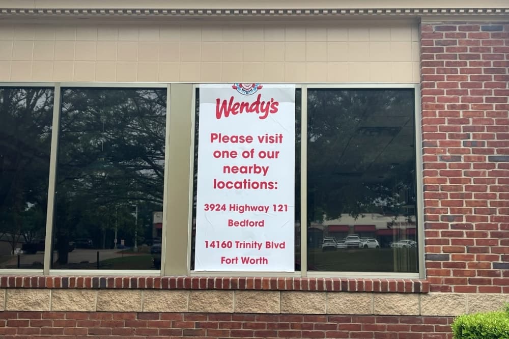 Wendy's closes Grapevine location