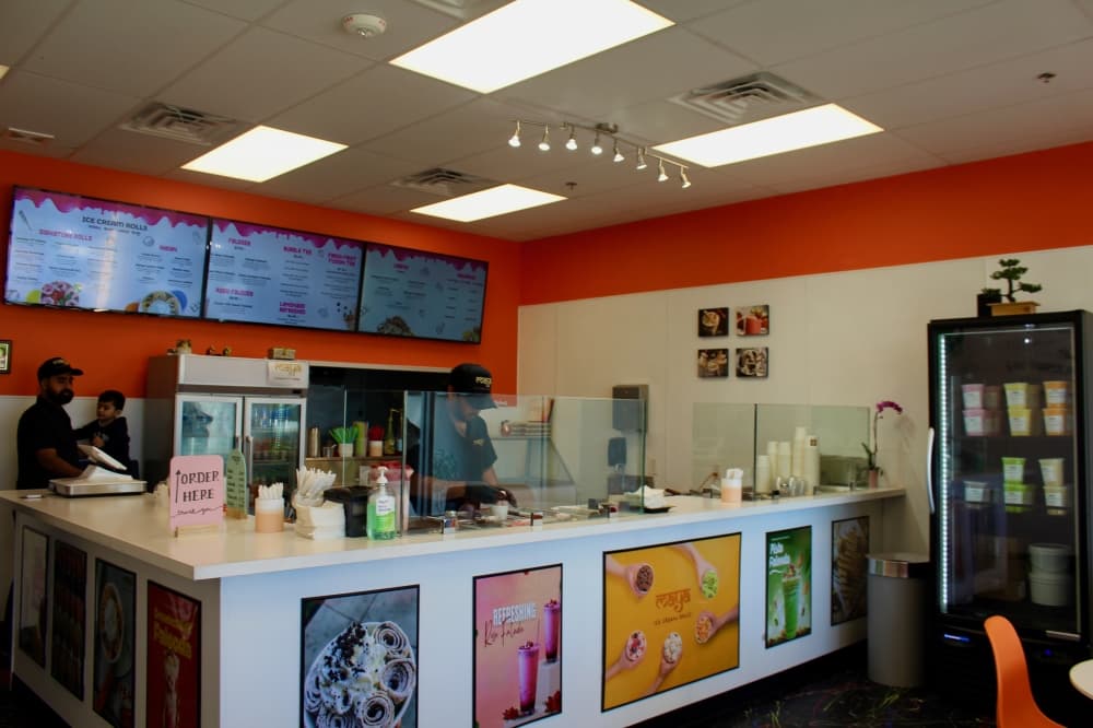 Interior of Maya Creamery
