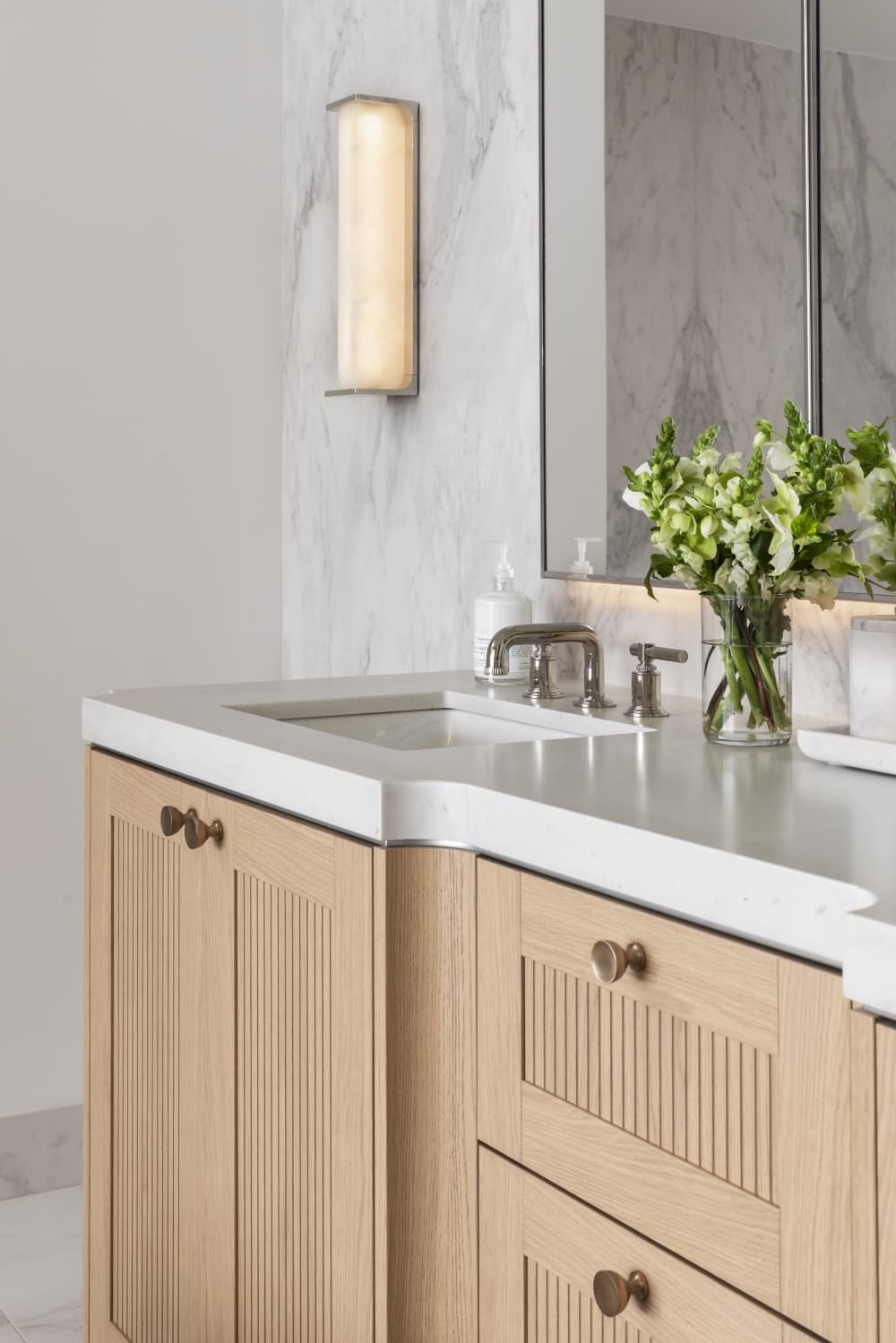 A model countertop
