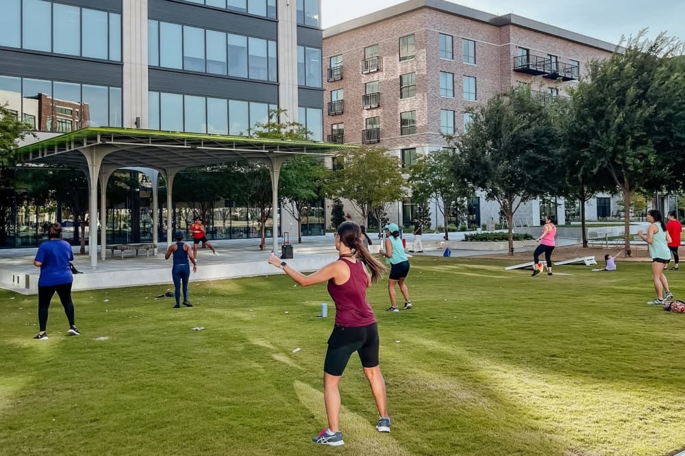 Redemption Square cancels some April events amid lawn construction