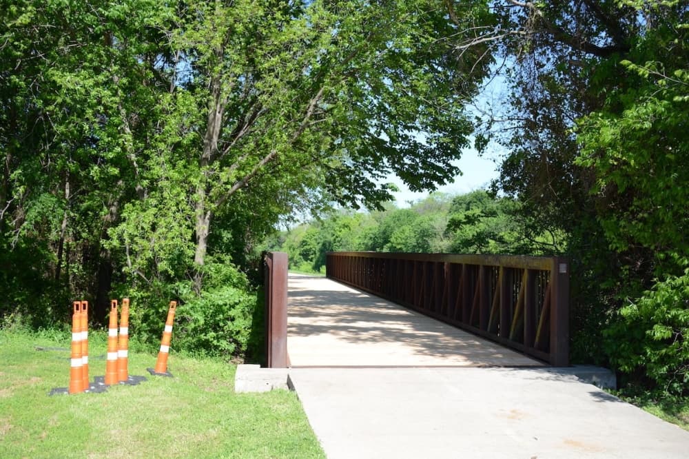 Coppell bridge deck replacement underway along Denton Creek trail