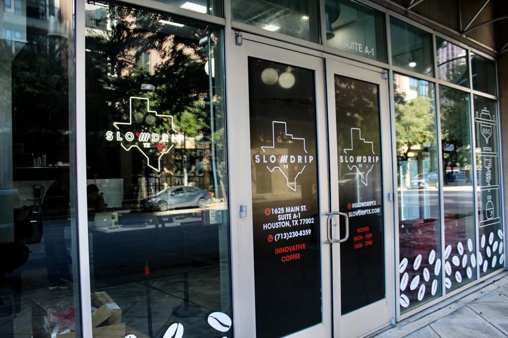 Houston Heights natives open vibrant new coffee destination Slow Drip in Downtown