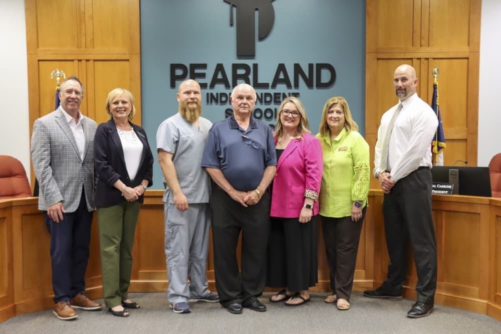 Pearland ISD board of trustees bid farewell to board member ahead of May election