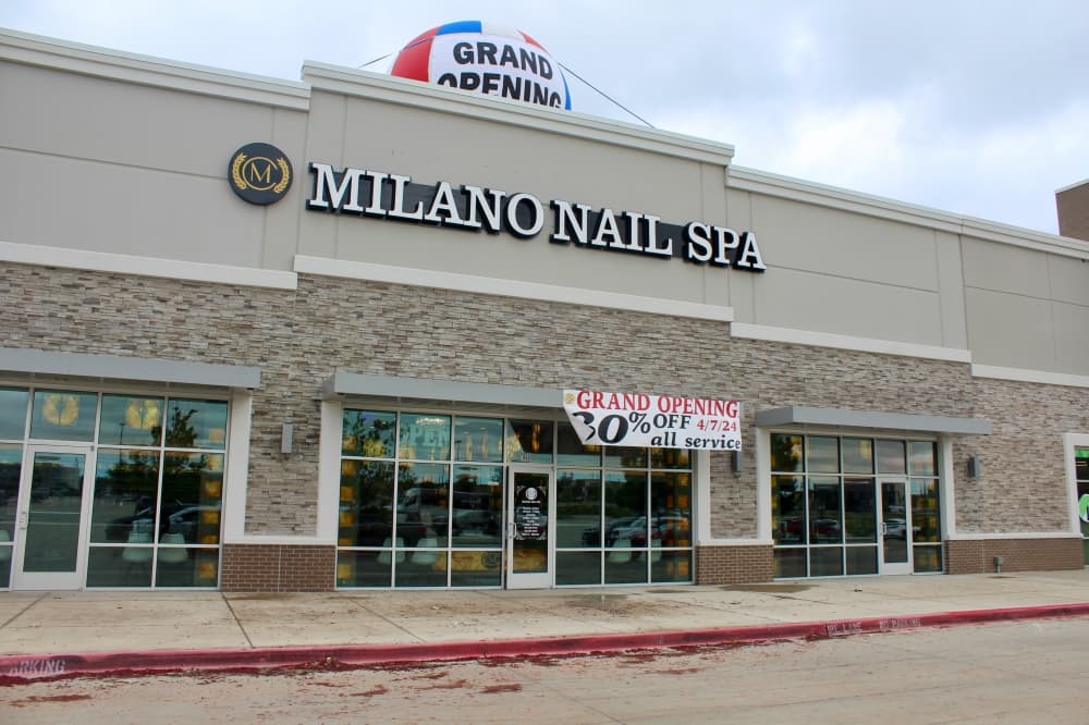 Exterior of Milano Nail Spa