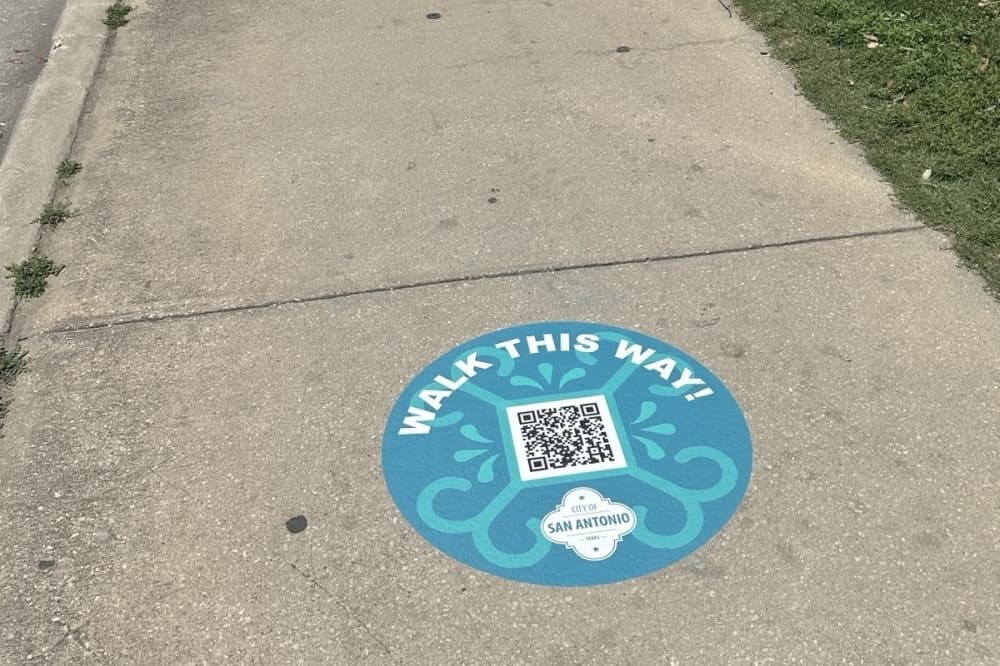 city of San Antonio courtesy South Alamo St wayfinding