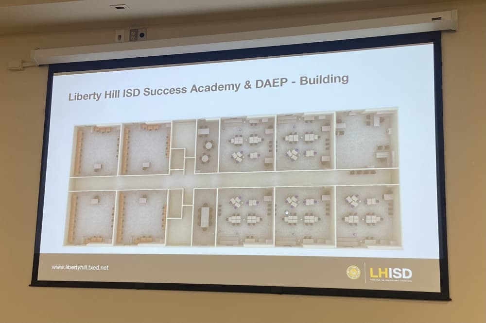 Liberty Hill ISD greenlights new disciplinary program, Success Academy portable building