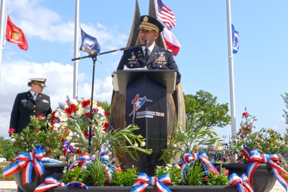 The city of Round Rock will host a Memorial Day ceremony May 27. (Courtesy city of Round Rock)