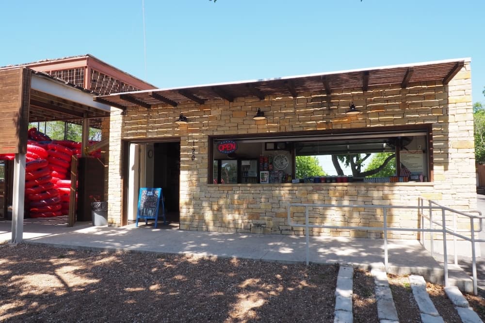 entrance and front counter for Corner Tubes