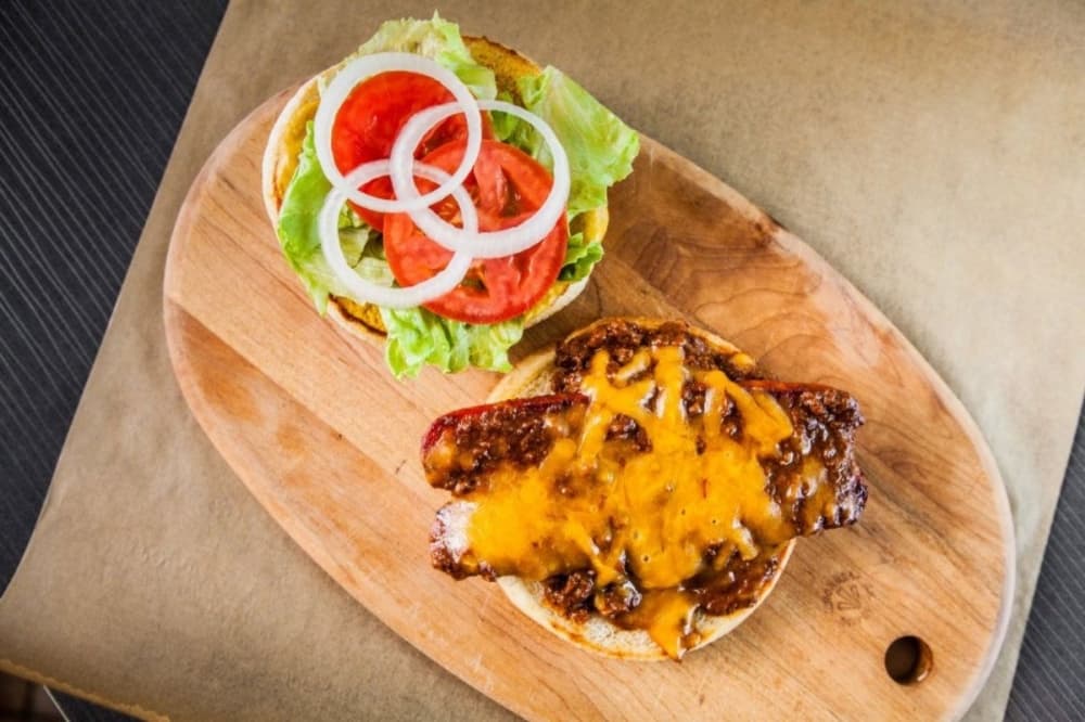 Chili cheese dog