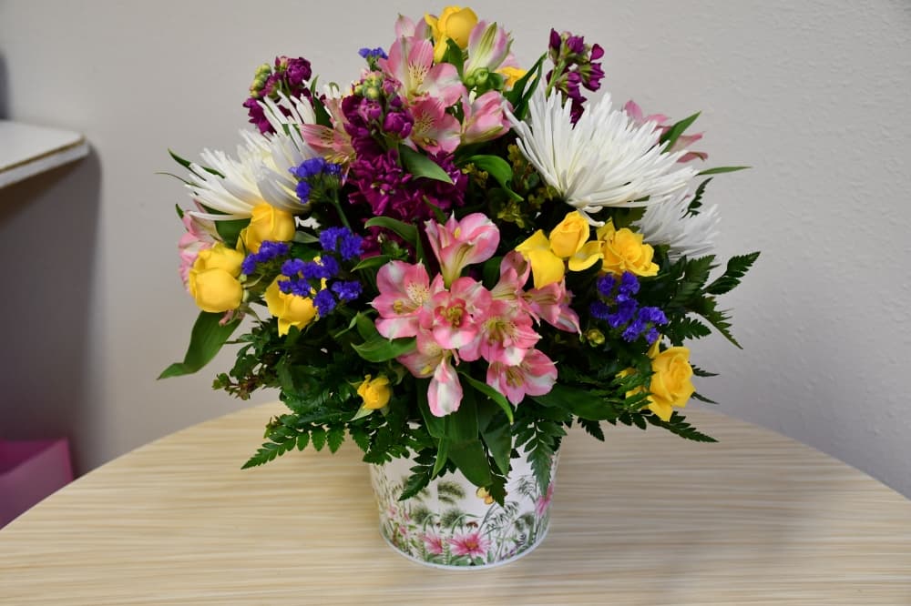 An arrangement from Grey House Blooms.
