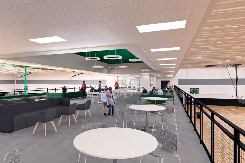StarCenter Multisport Northlake will feature two NHL regulation sheets of ice and eight basketball courts, which can be converted to 16 volleyball courts. (Courtesy Tony Fay PR)