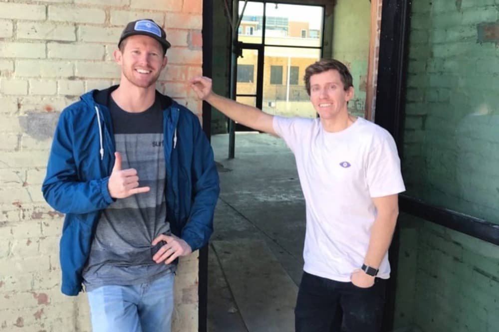 Founders Isaac Hadley and Jordan Barrus. 