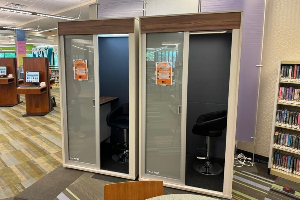Keller library adds sound-reducing booths to its list of amenities
