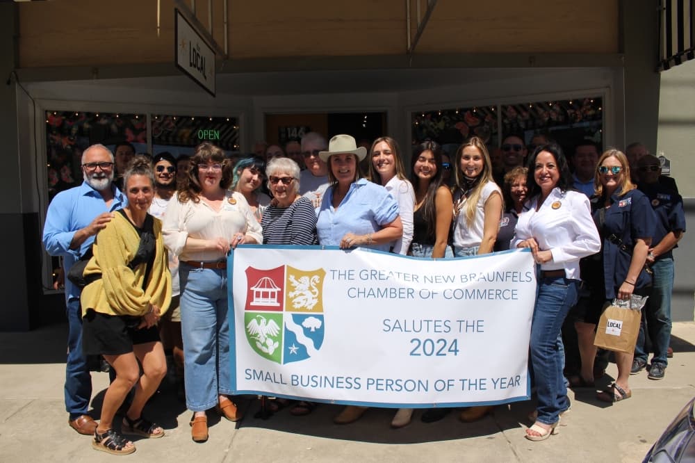 New Braunfels Chamber of Commerce names 2024 small business person of the year
