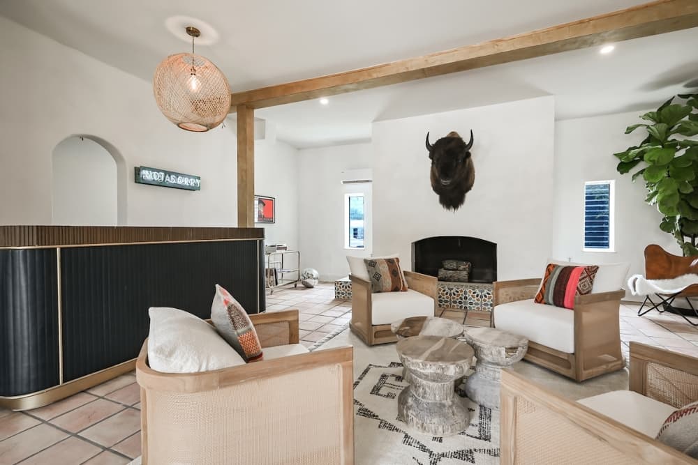 The Melrose River Club lobby. (Courtesy Melrose River Club)