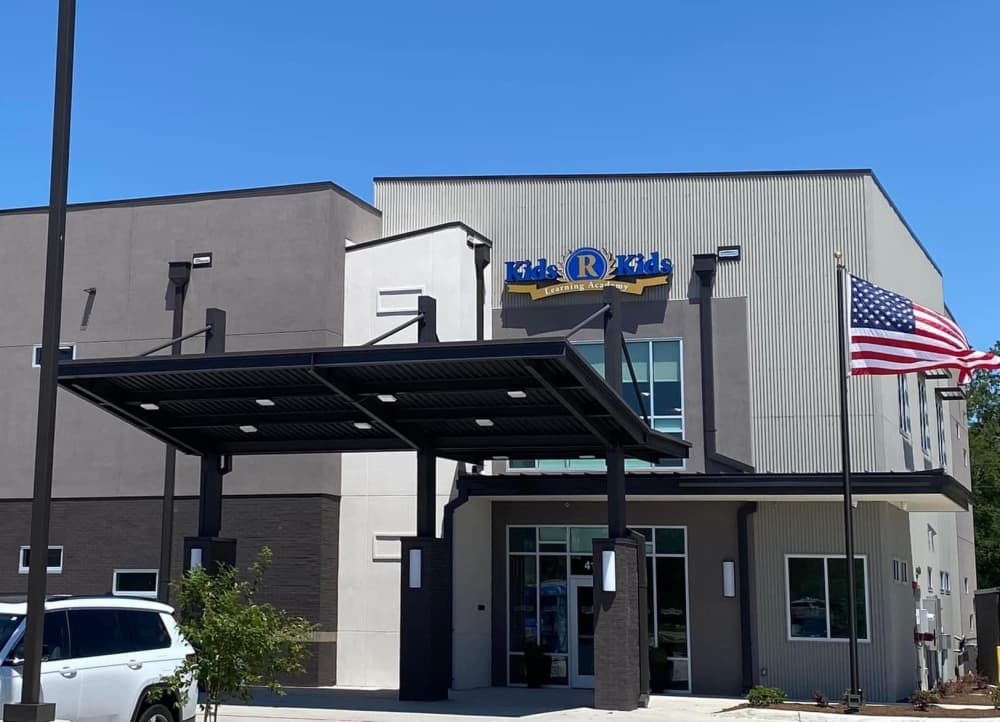 The exterior of a building