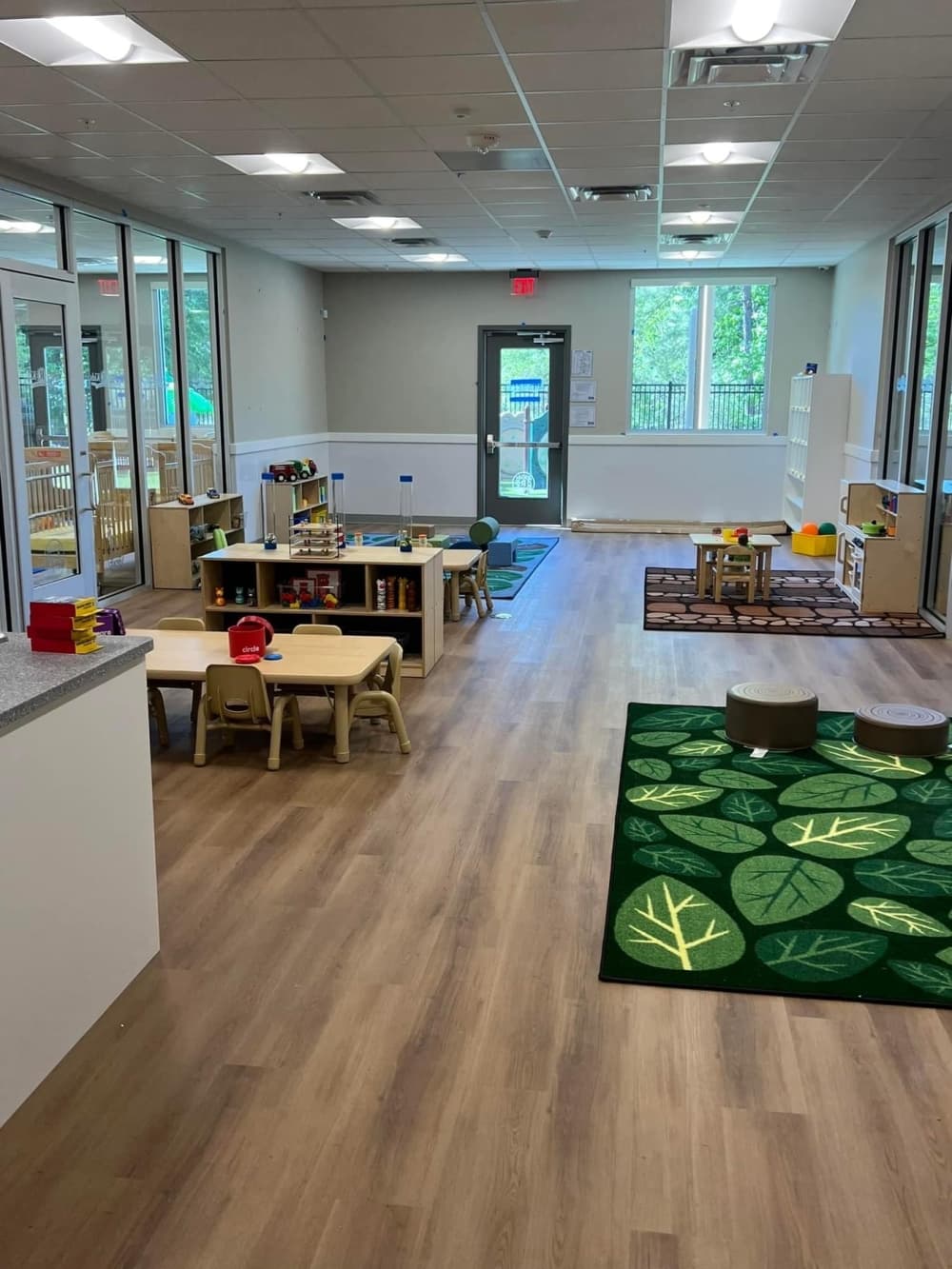 The interior of a childcare school room