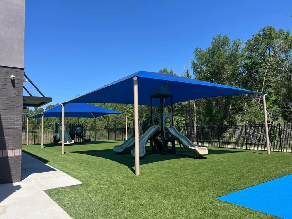 An outdoor playground