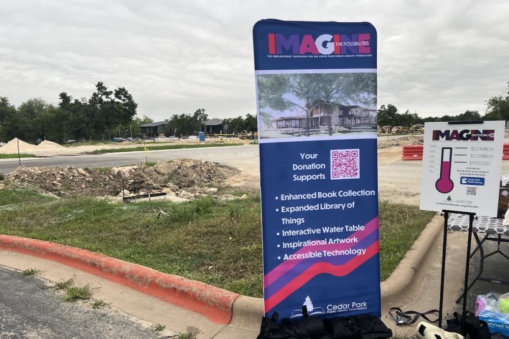 New Cedar Park library on track for fall opening; fundraising continues