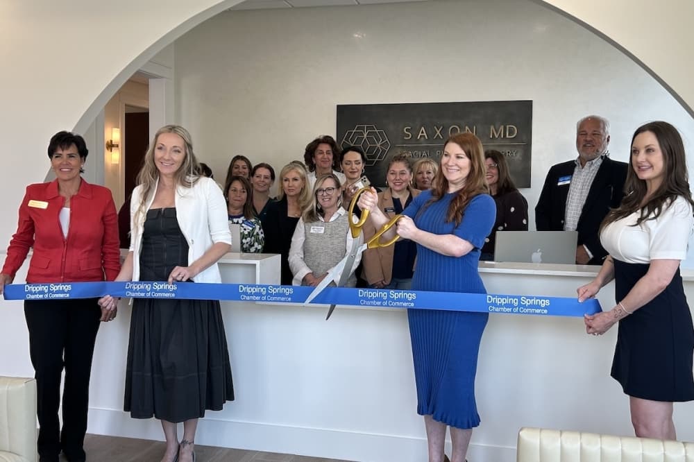 Saxon MD Facial Plastic Surgery celebrates Dripping Springs opening