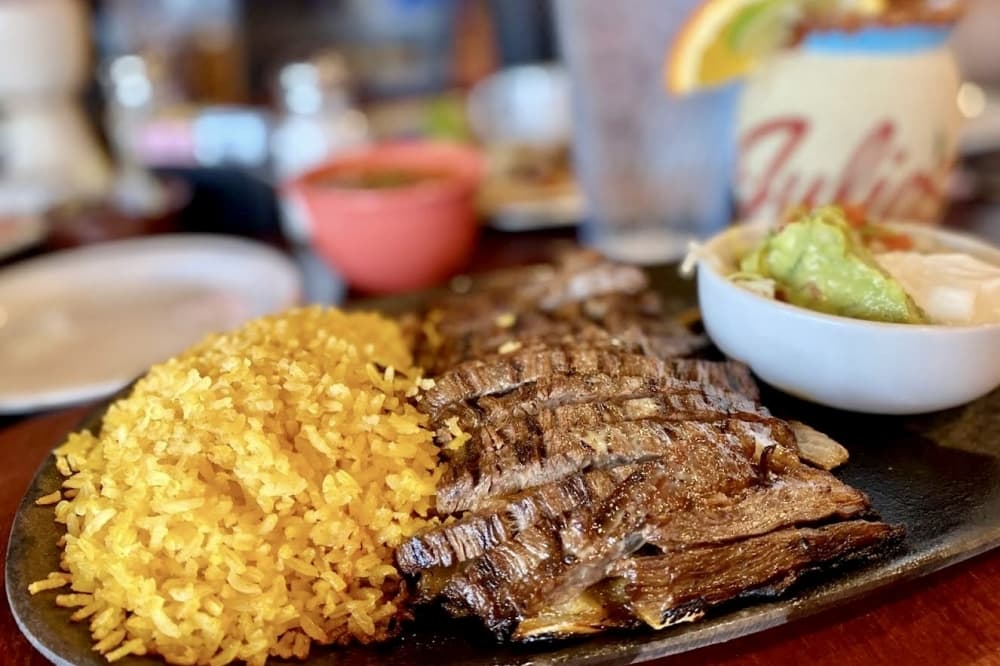 Beef fajitas