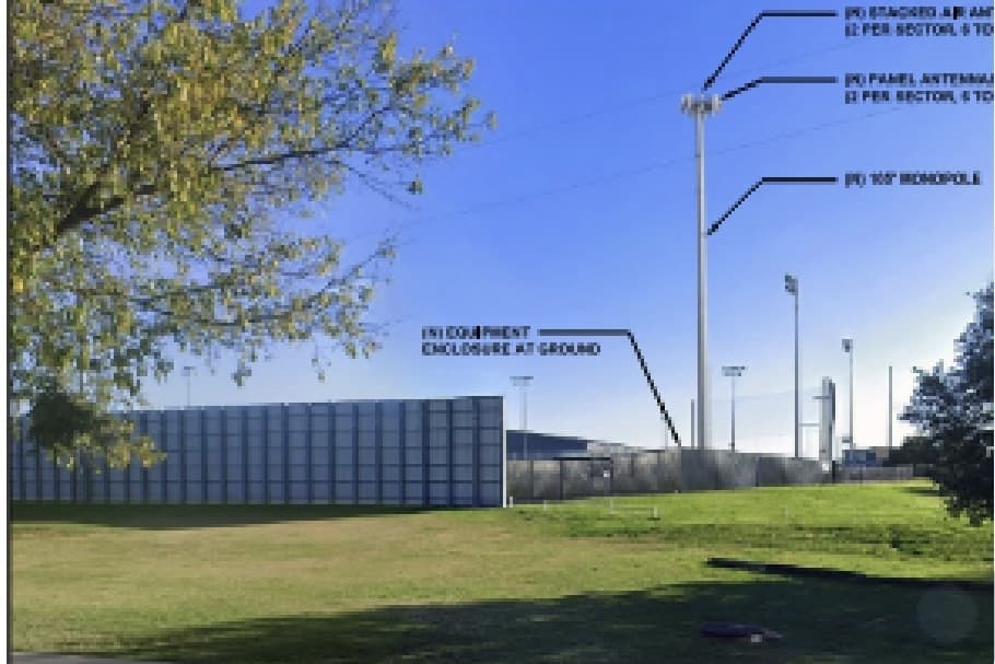 Rendering of tower 