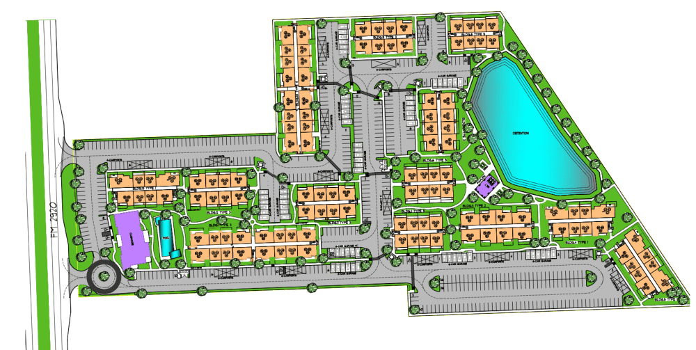 Site map Saxon Pond Flats