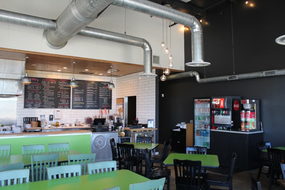 The first brick-and-mortar Stony's Pizza opened in Oak Hill in 2022. (Sarah Hernandez/Community Impact)