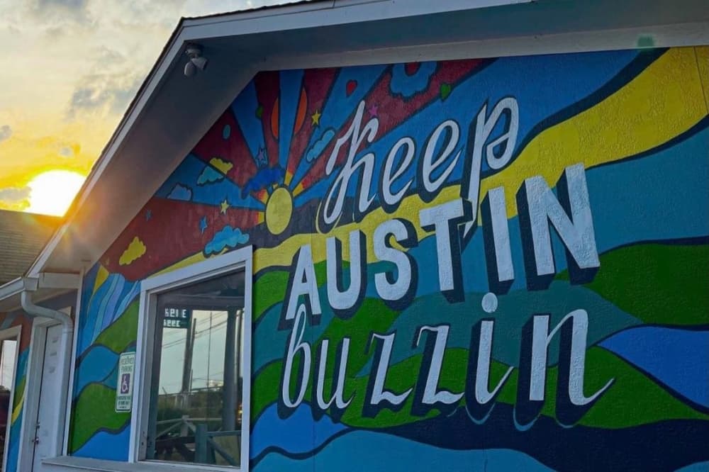 The Hive coffee shop and bar temporarily operating outside only