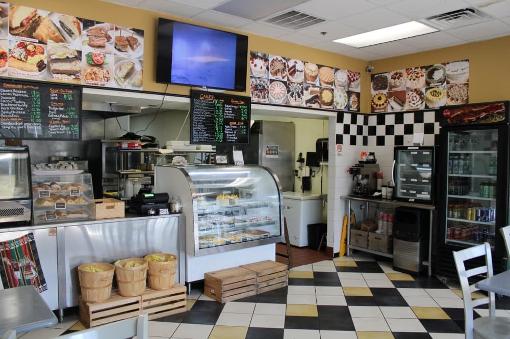 Ogi's European Bakery and Deli interior. 
