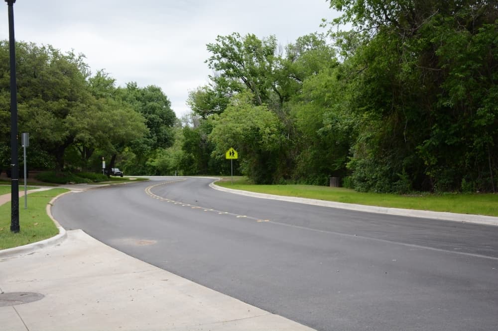 Construction on West Prairie Creek Drive nears completion in Richardson