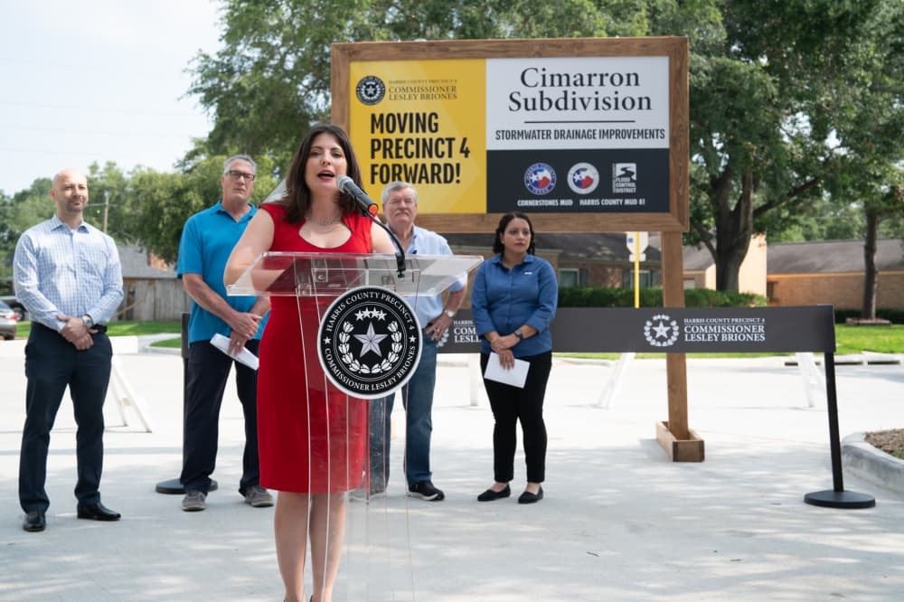 Officials, Cimarron residents celebrate completion of $13.5M drainage improvements