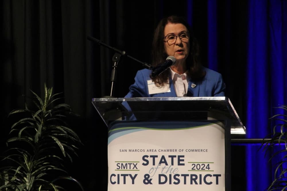 San Marcos Mayor Jane Hughson outlines growth in State of the City Address