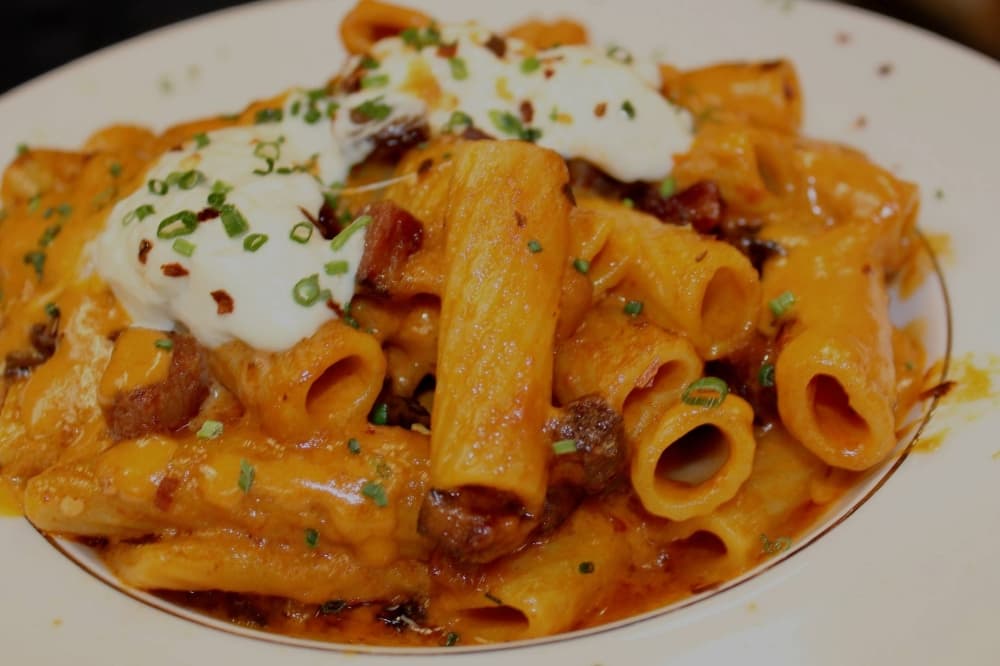 Spicy rigatoni from La Parisienne.