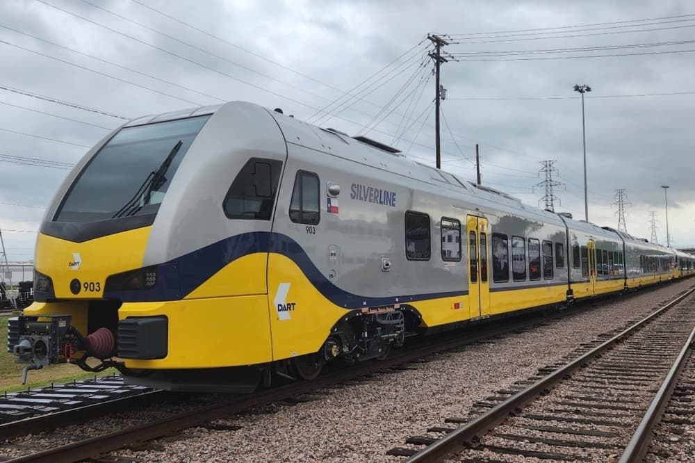 DART begins testing Silver Line vehicles on local rails
