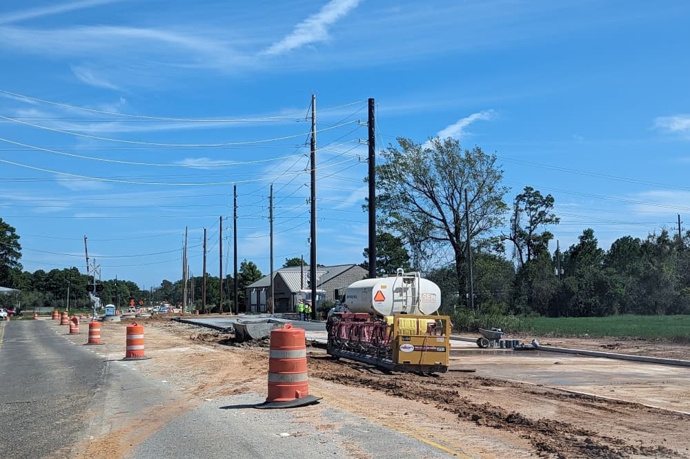 Holderrieth Road widening in Tomball 75% complete