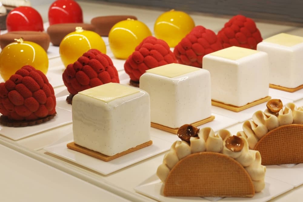 Artisanal bite-sized desserts.