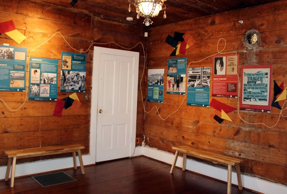 The museum features exhibits and information on the history of the African American in Plano. (Karen Chaney/Community Impact)