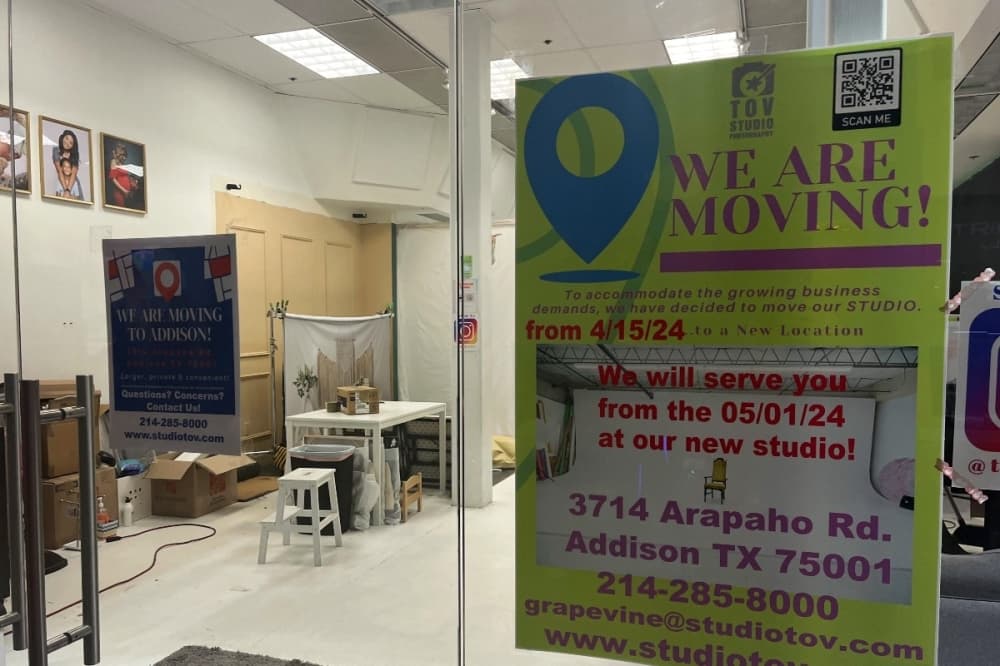 Tov Studio closes location in Grapevine Mills