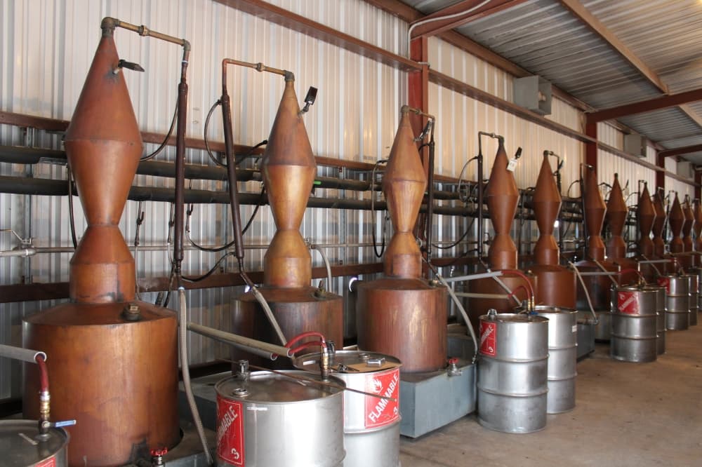 The flagship vodka is micro-distilled 20 times in a copper pot still that Gary Kelleher designed. (Sarah Hernandez/Community Impact)
