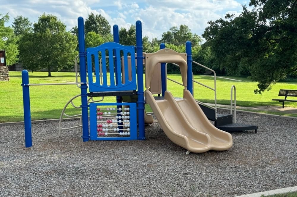 New playground equipment set for Woodbriar Park in Colleyville